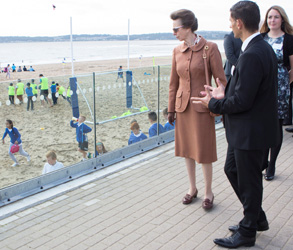 Princess Anne visit